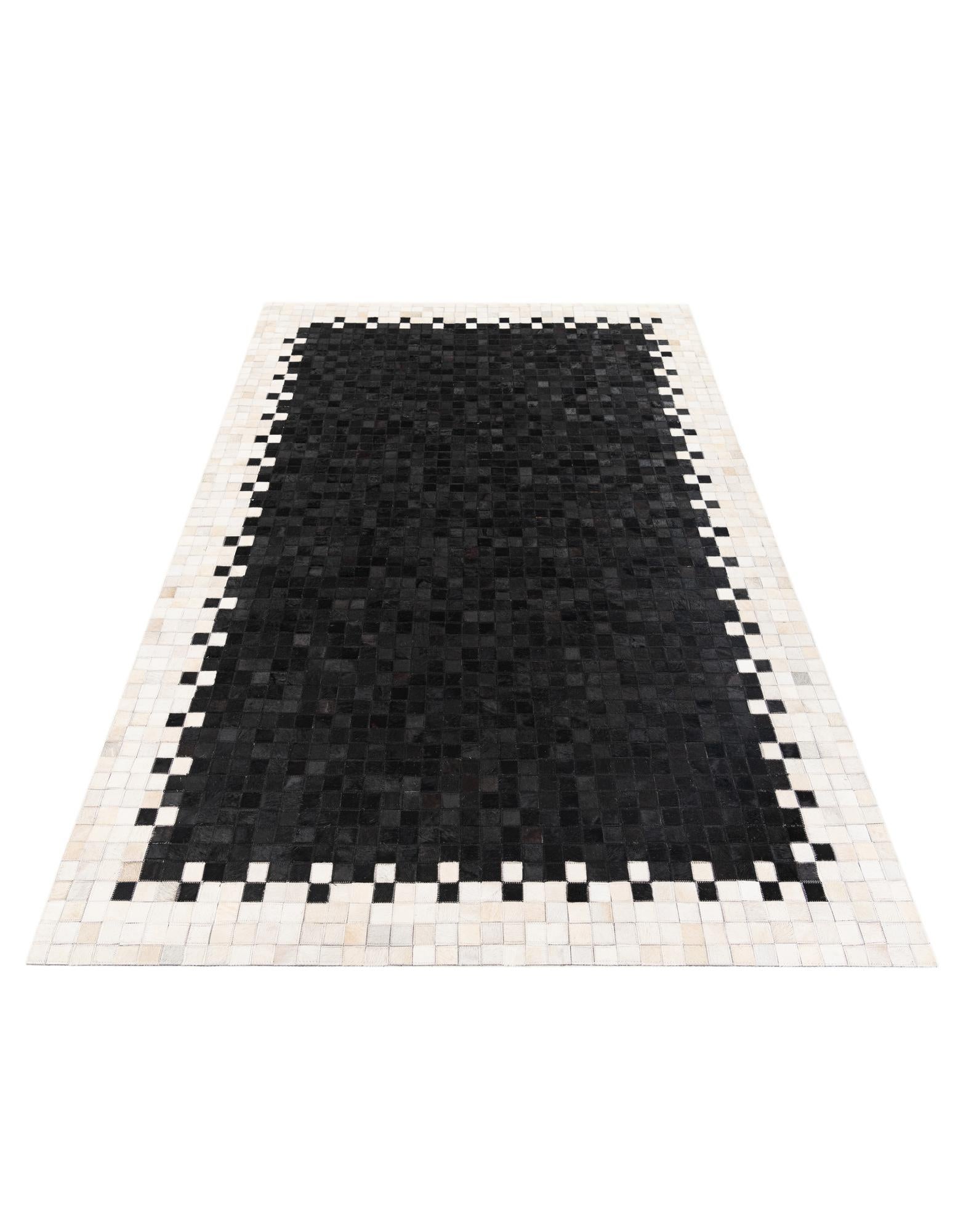 5' x 7' 10 Cowhide Stocks Rug