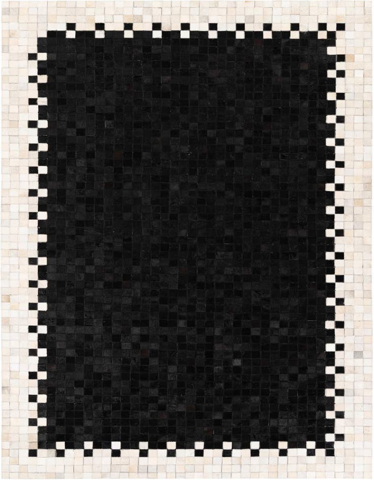 Detail image of 5' x 7' 10 Cowhide Stocks Rug