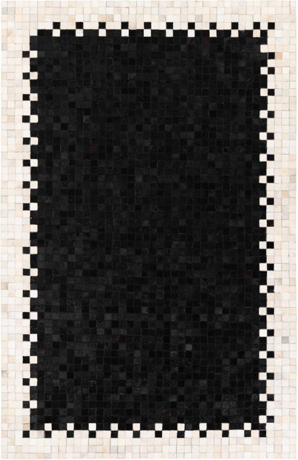 Detail image of 5' x 7' 10 Cowhide Stocks Rug