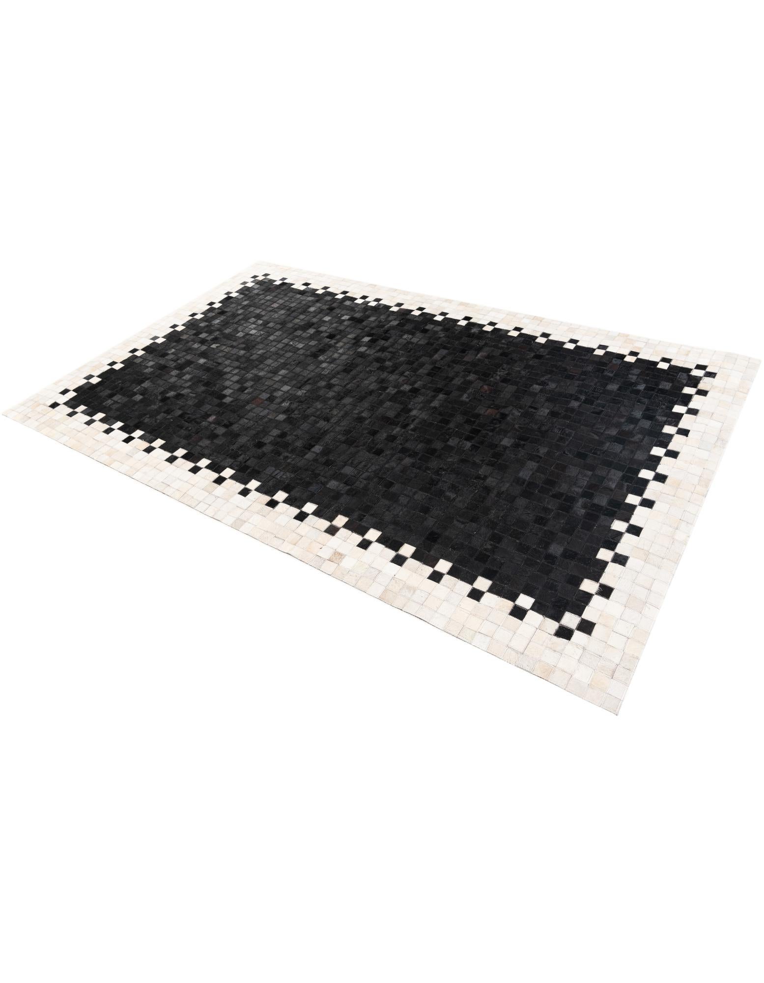4' 11 x 7' 10 Cowhide Stocks Rug