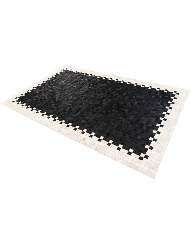 Detail image of 4' 11 x 7' 10 Cowhide Stocks Rug