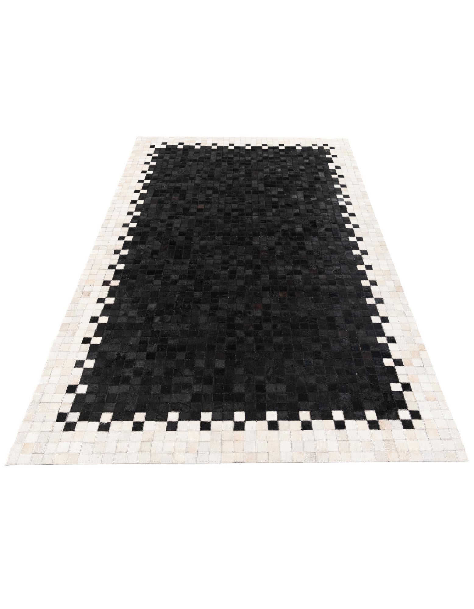 4' 11 x 7' 10 Cowhide Stocks Rug