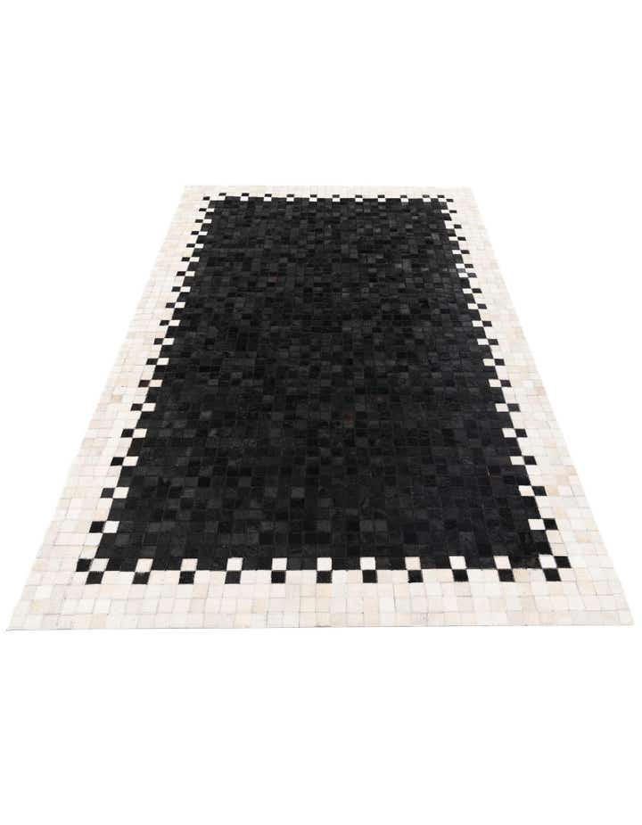 4' 11 x 7' 10 Cowhide Stocks Rug