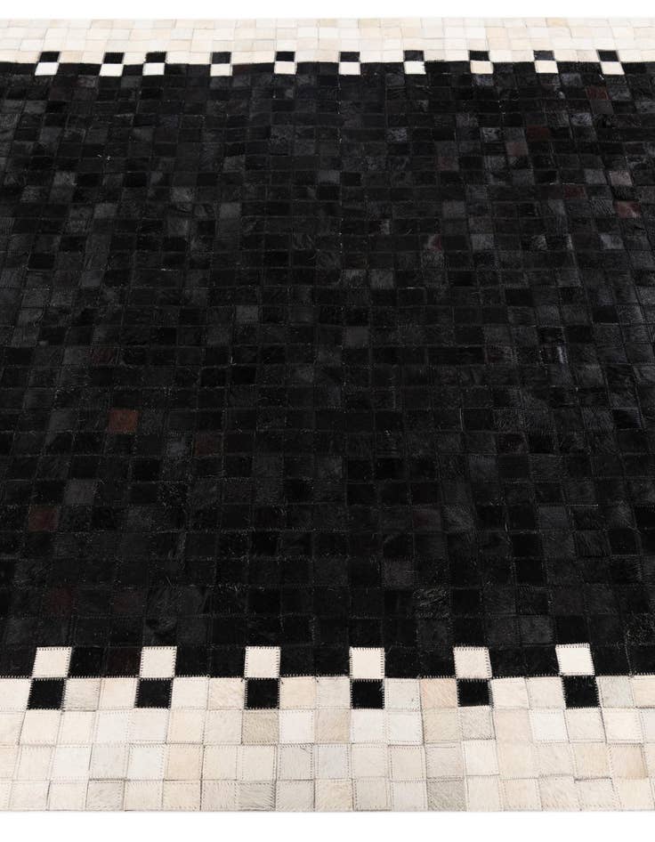 Detail image of 4' 11 x 7' 10 Cowhide Stocks Rug