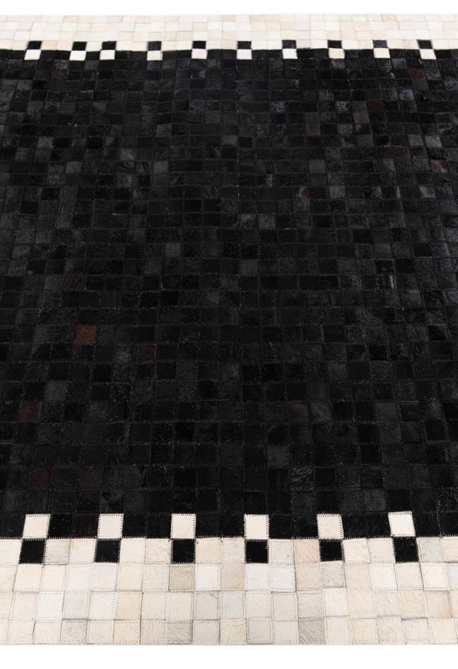 Detail image of 4' 11 x 7' 10 Cowhide Stocks Rug