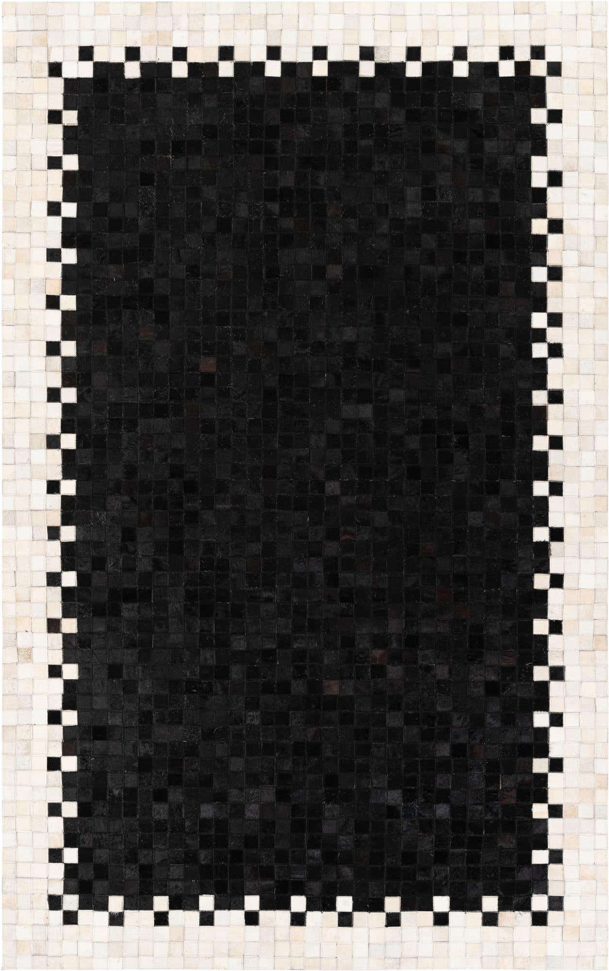 4' 11 x 7' 10 Cowhide Stocks Rug
