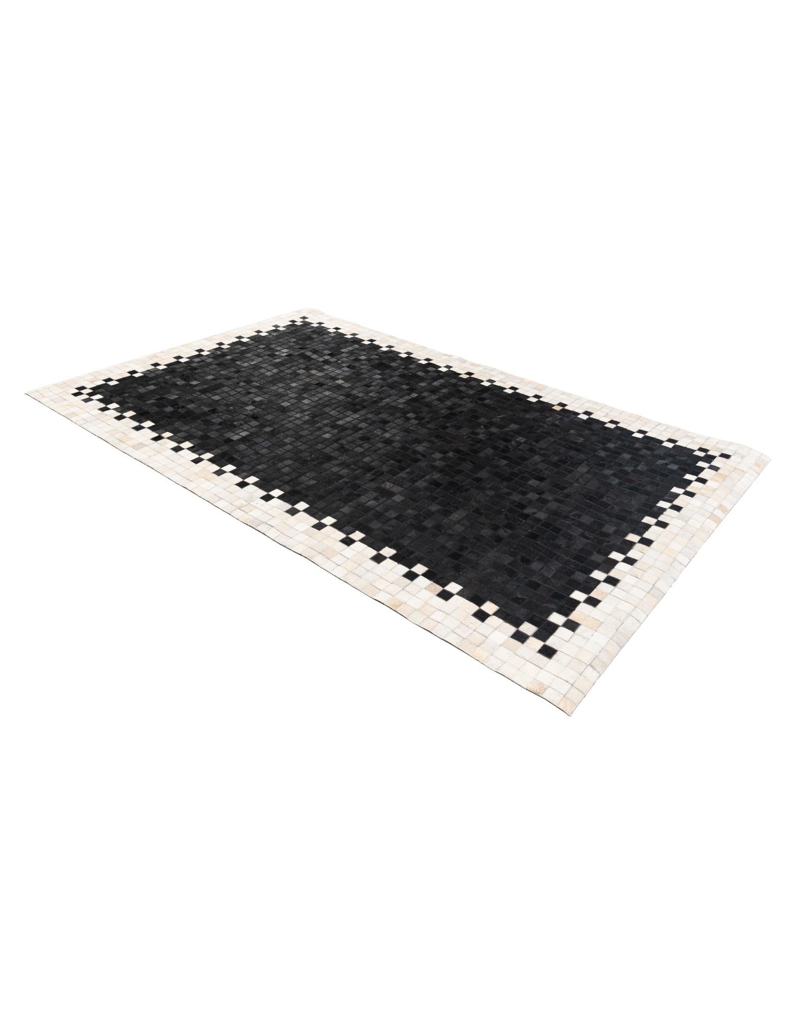 5' 1 x 7' 9 Cowhide Stocks Rug