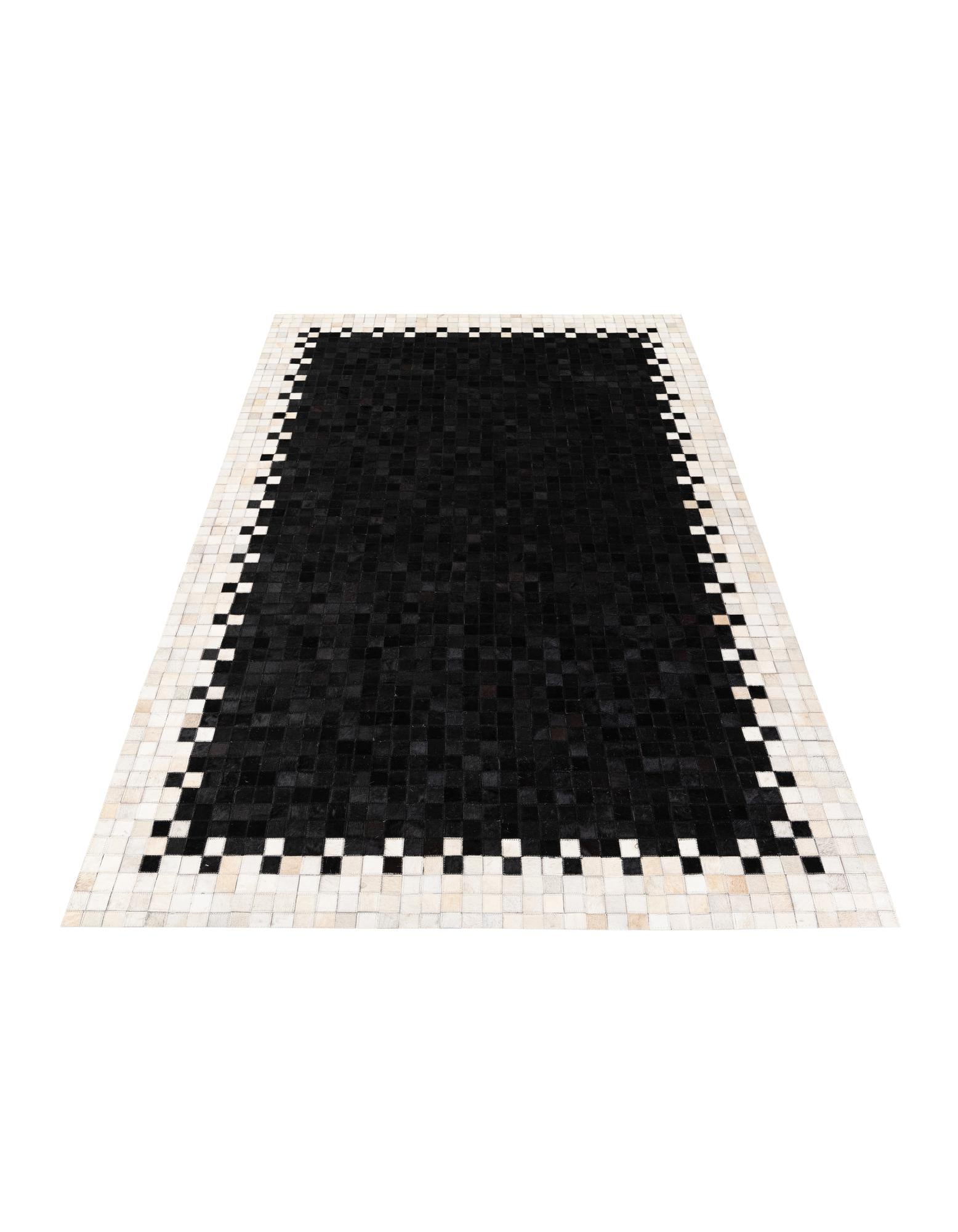 5' 1 x 7' 9 Cowhide Stocks Rug