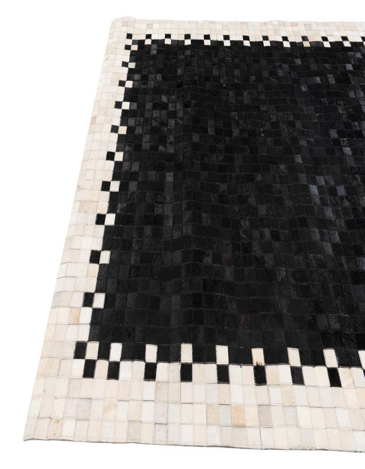 Detail image of 5' 1 x 7' 9 Cowhide Stocks Rug