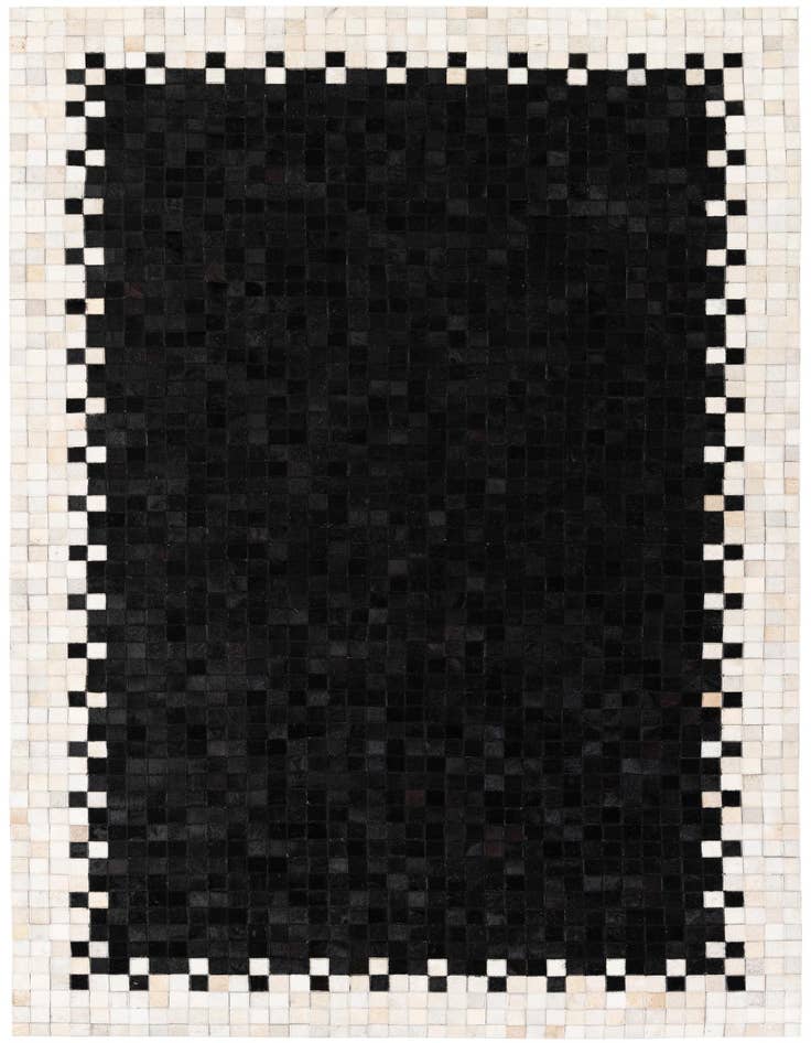 Detail image of 5' 1 x 7' 9 Cowhide Stocks Rug