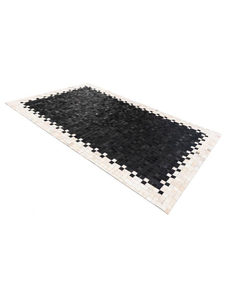 Detail image of 4' 11 x 7' 10 Cowhide Stocks Rug