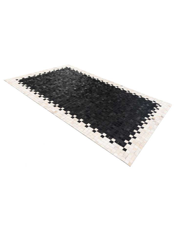 4' 11 x 7' 10 Cowhide Stocks Rug