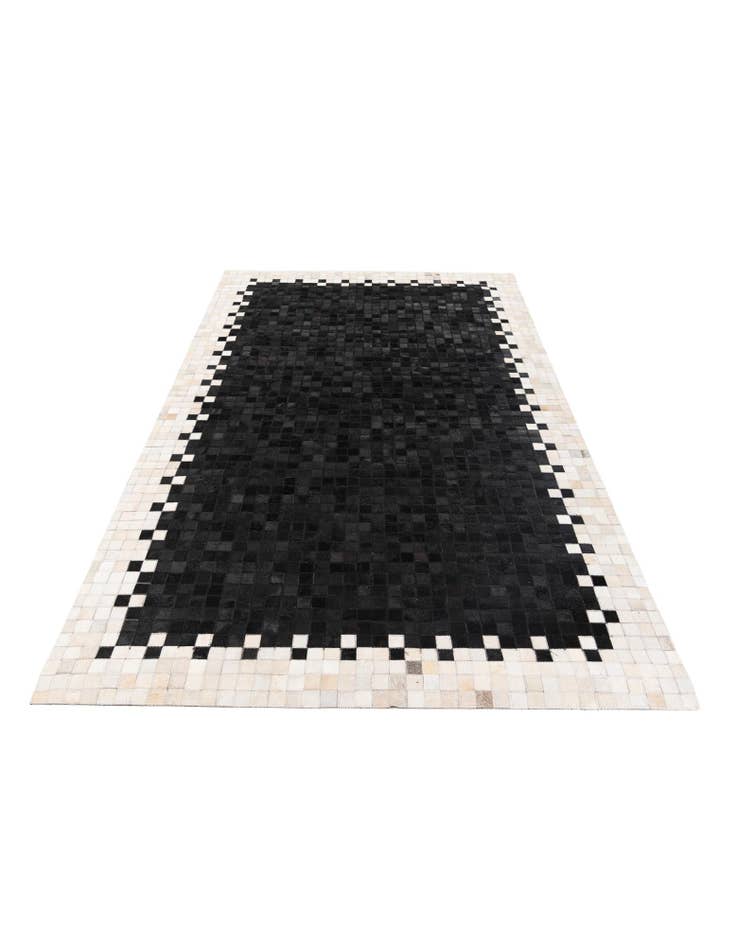 Detail image of 4' 11 x 7' 10 Cowhide Stocks Rug