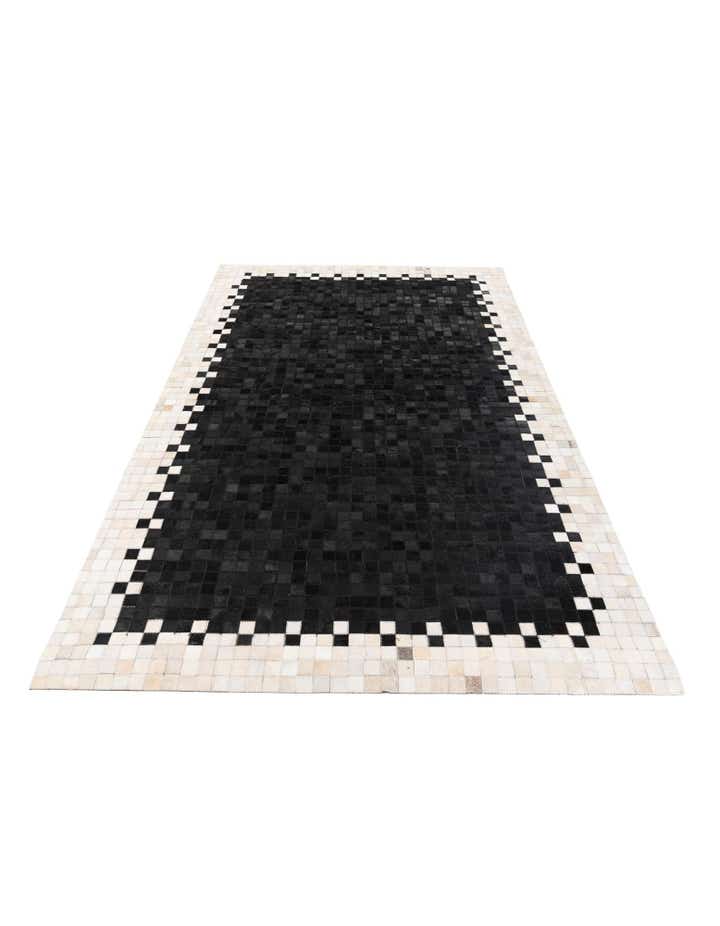 4' 11 x 7' 10 Cowhide Stocks Rug