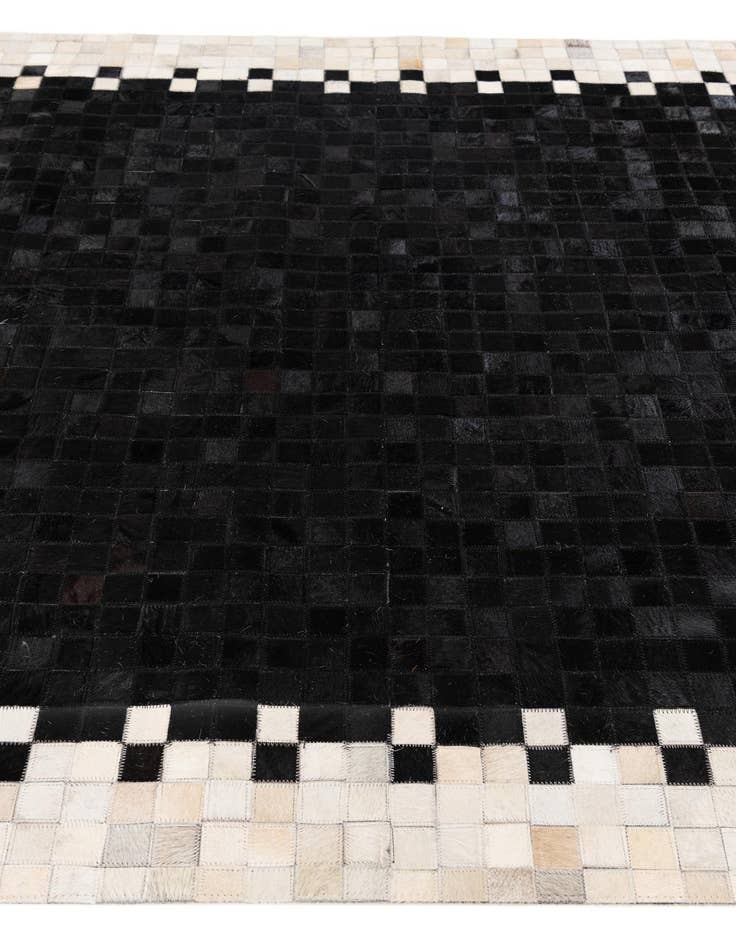 Detail image of 4' 11 x 7' 10 Cowhide Stocks Rug