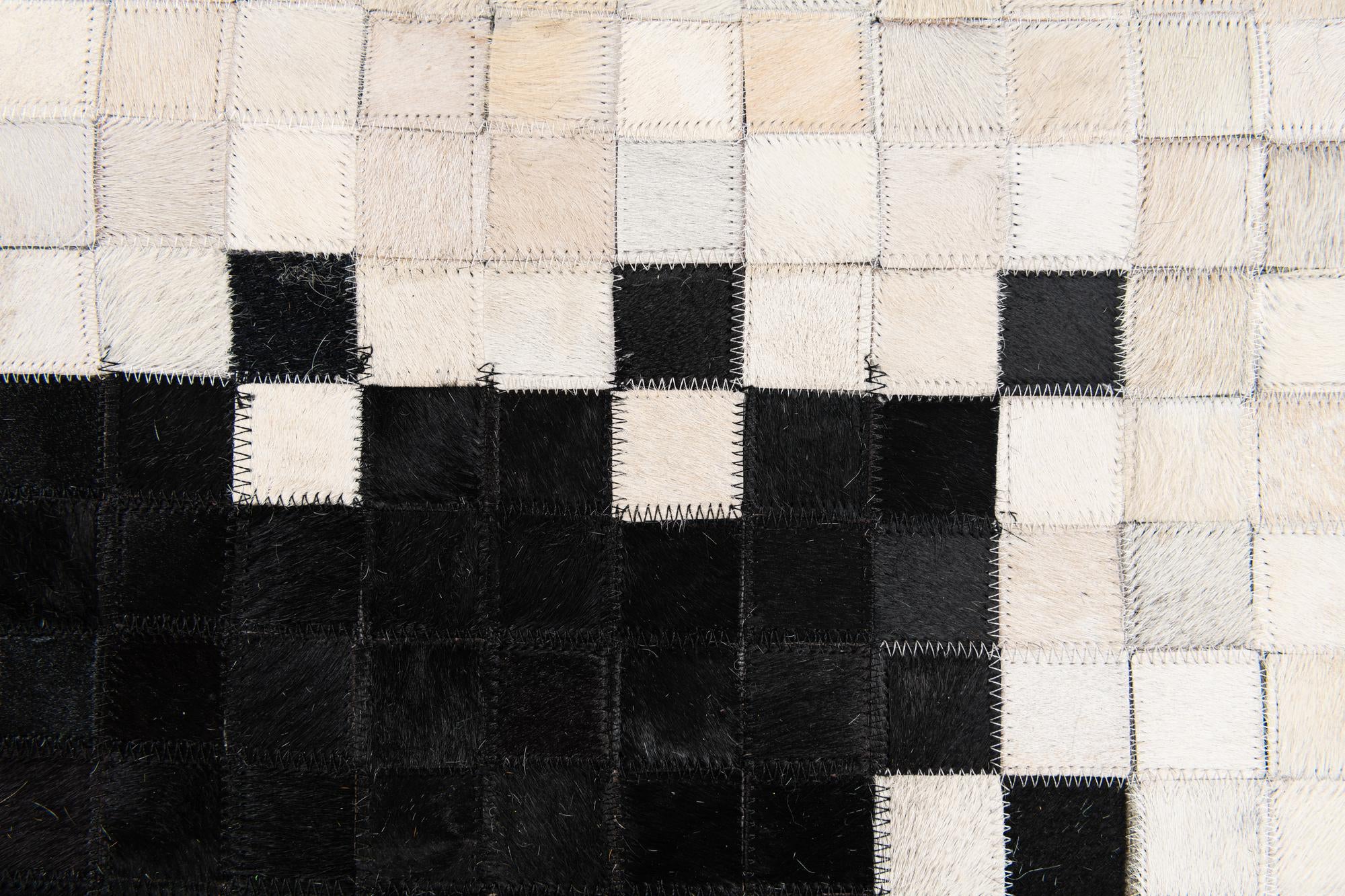 4' 11 x 7' 10 Cowhide Stocks Rug