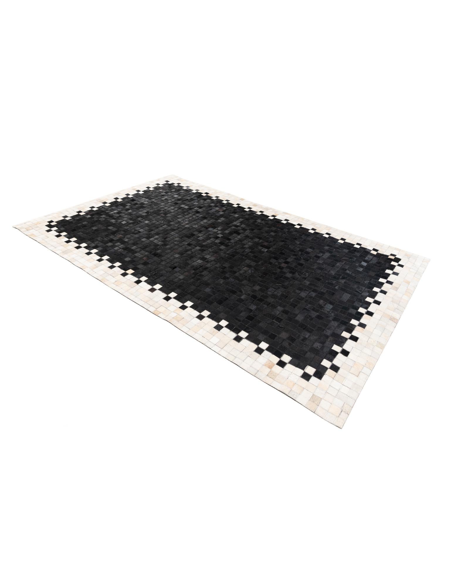 5' 1 x 7' 10 Cowhide Stocks Rug