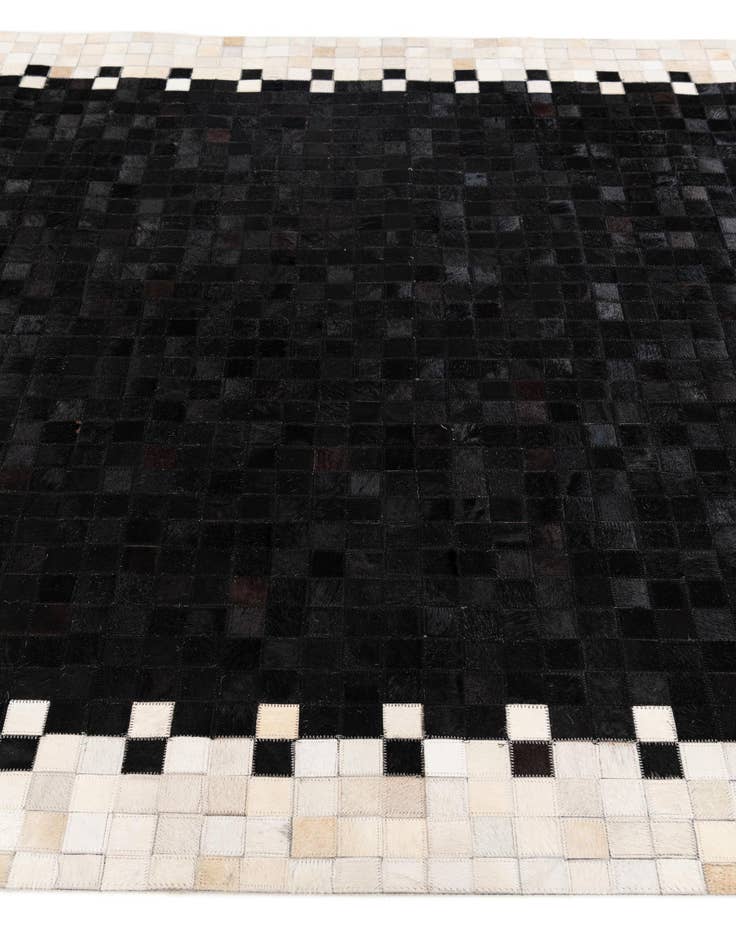 Detail image of 5' 1 x 7' 10 Cowhide Stocks Rug