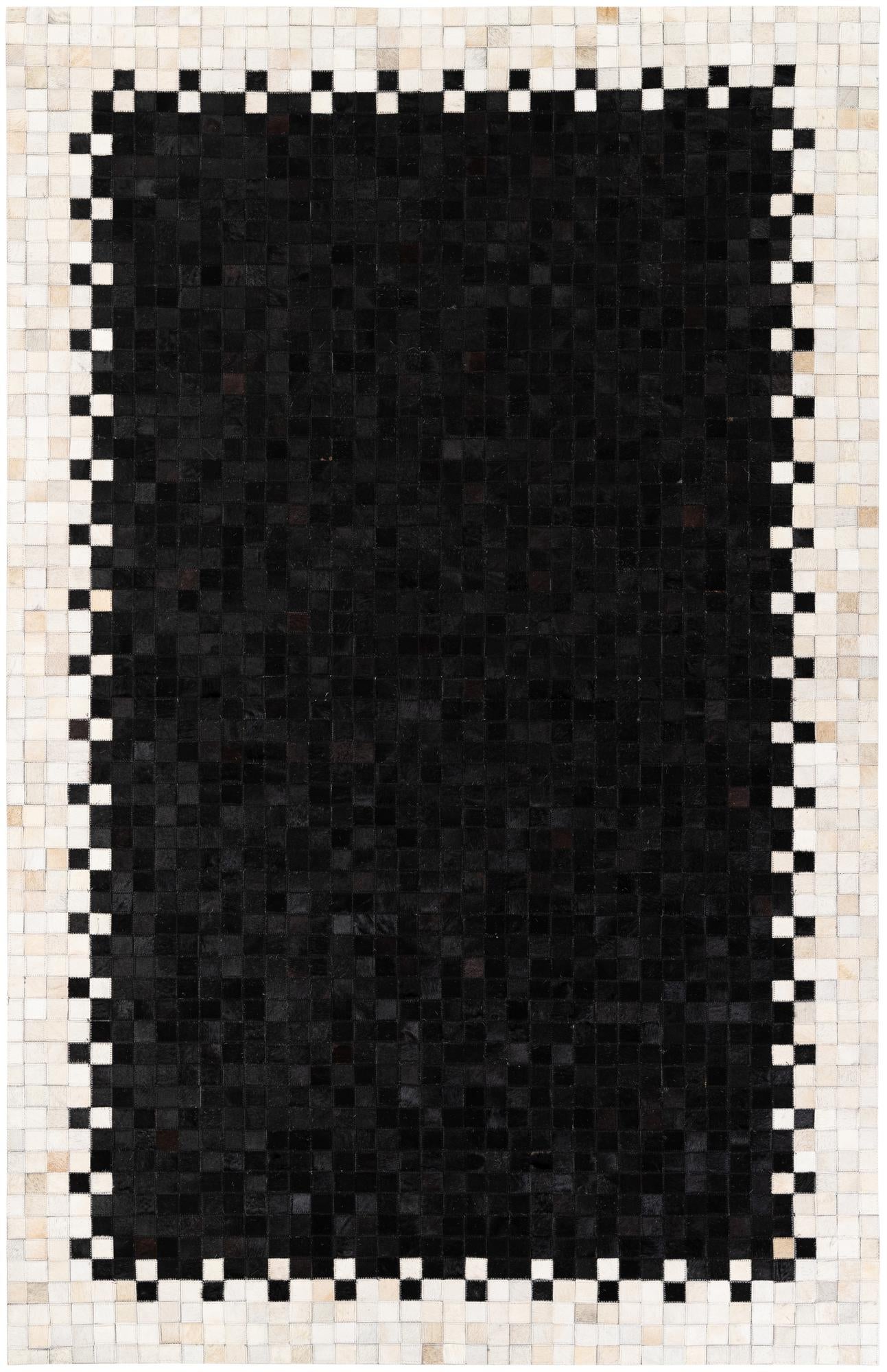 5' 1 x 7' 10 Cowhide Stocks Rug