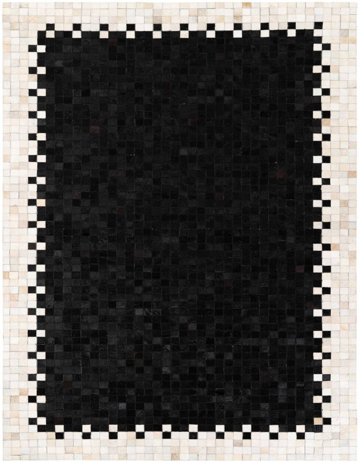 Detail image of 5' 1 x 7' 10 Cowhide Stocks Rug