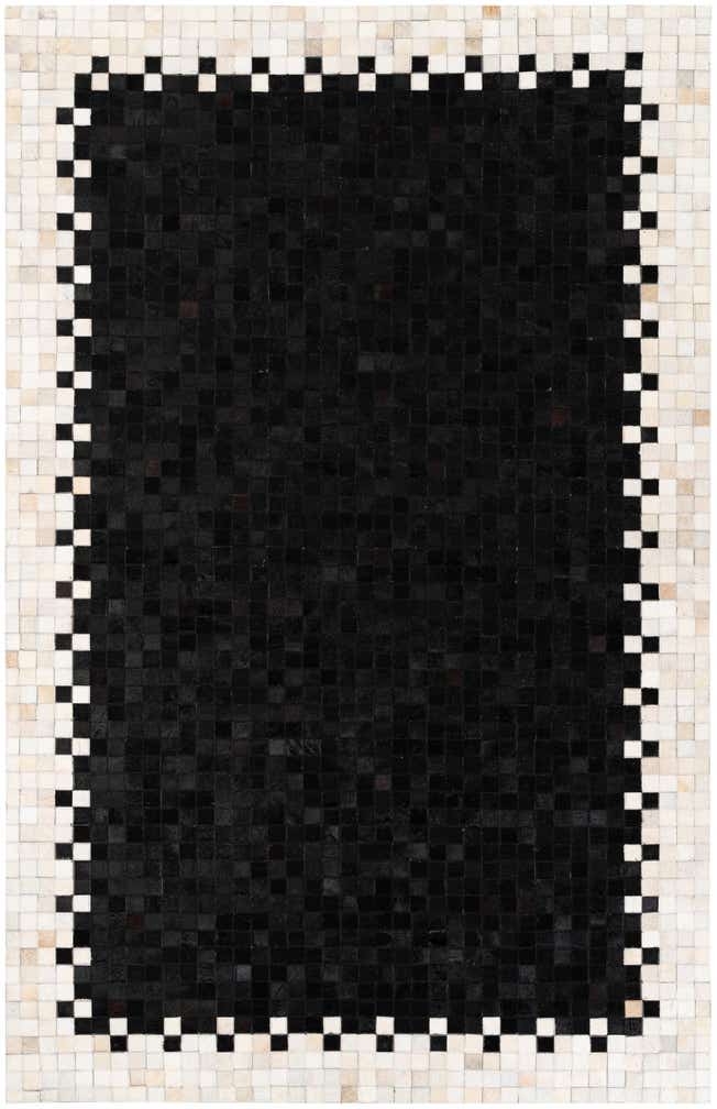 5' 1 x 7' 10 Cowhide Stocks Rug