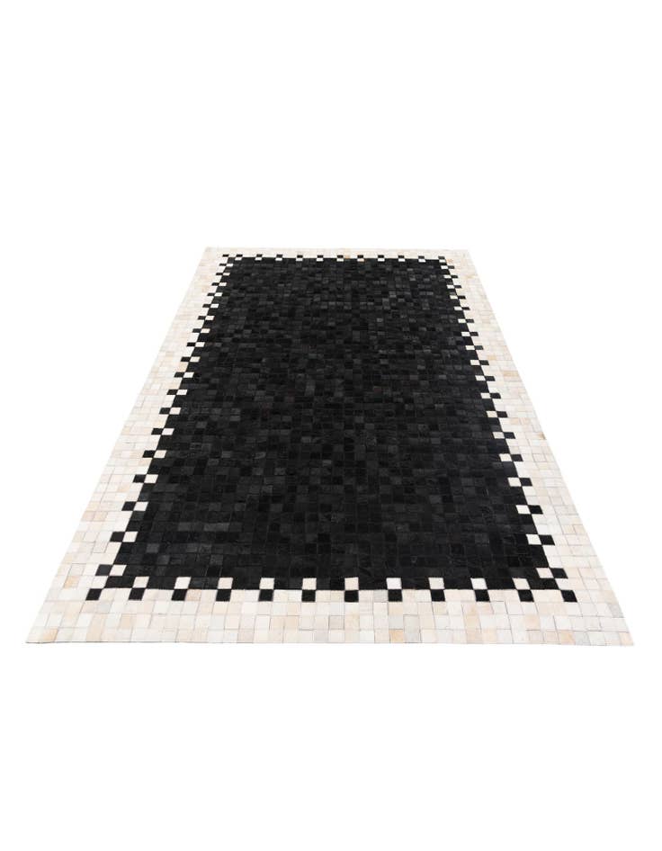 Detail image of 5' 1 x 7' 10 Cowhide Stocks Rug