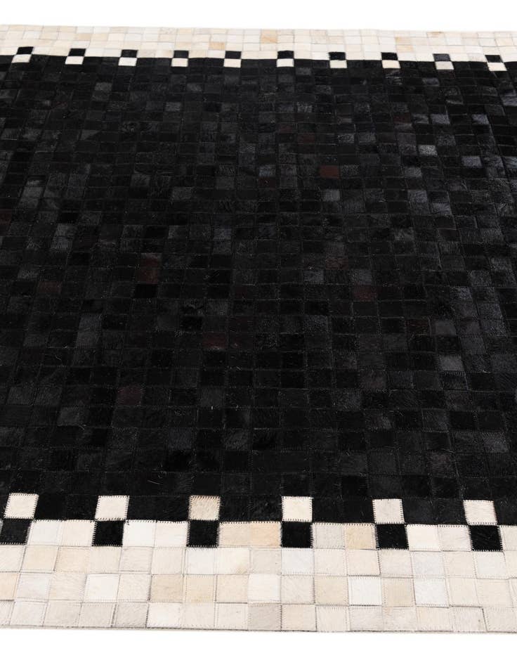 Detail image of 5' 1 x 7' 10 Cowhide Stocks Rug