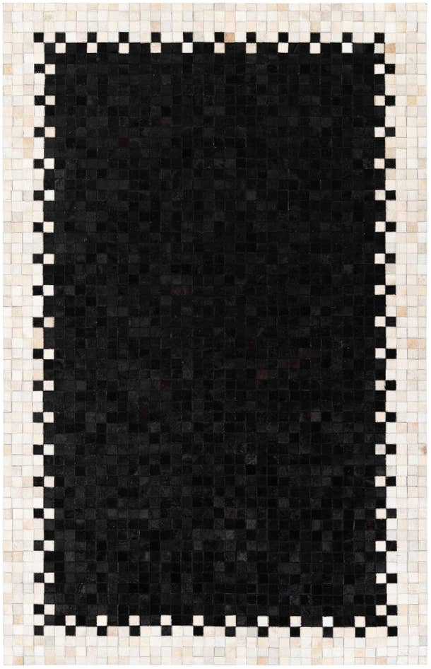 Detail image of 5' 1 x 7' 10 Cowhide Stocks Rug