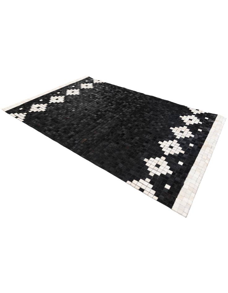 Detail image of 5' 2 x 7' 11 Cowhide Stocks Rug