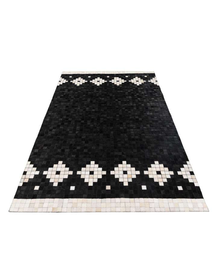 5' 1 x 7' 11 Cowhide Stocks Rug