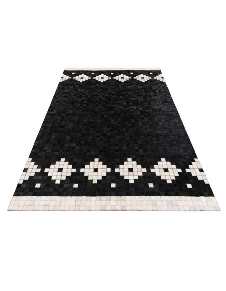 5' 2 x 8' Cowhide Stocks Rug