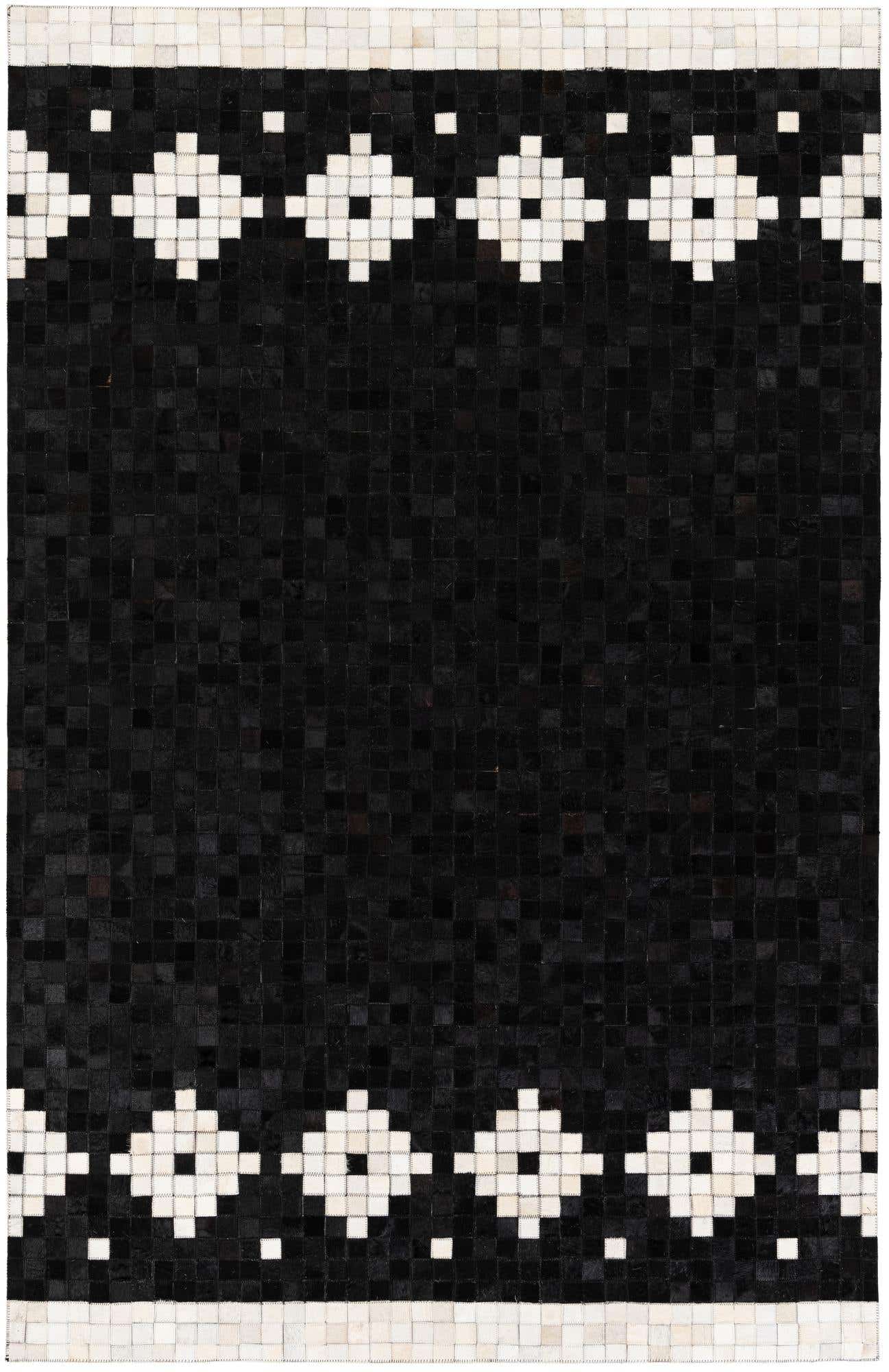 5' 2 x 8' Cowhide Stocks Rug