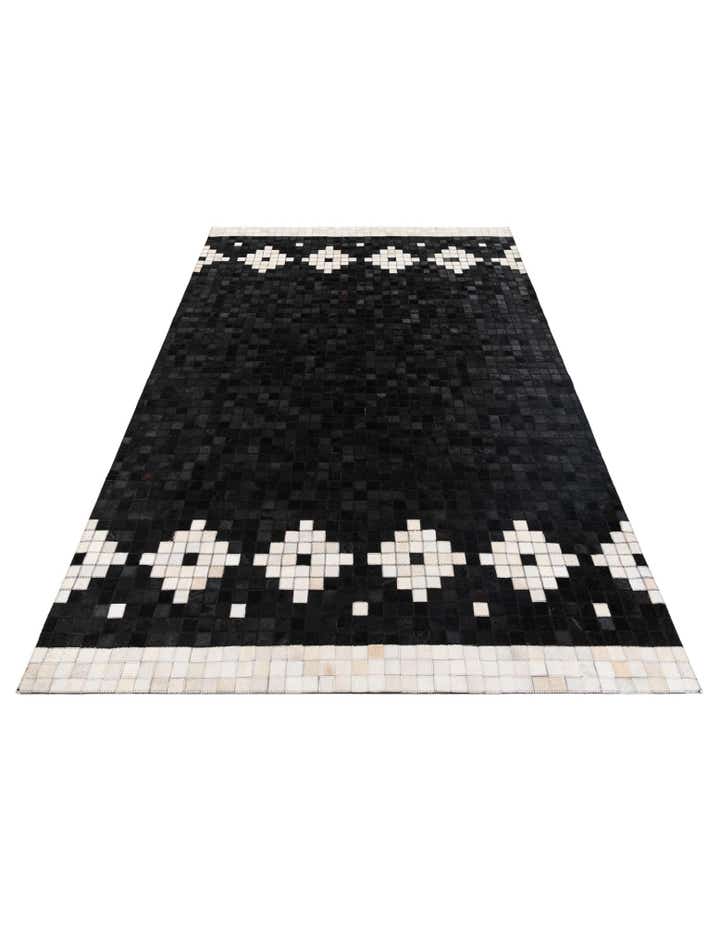 5' 2 x 8' Cowhide Stocks Rug