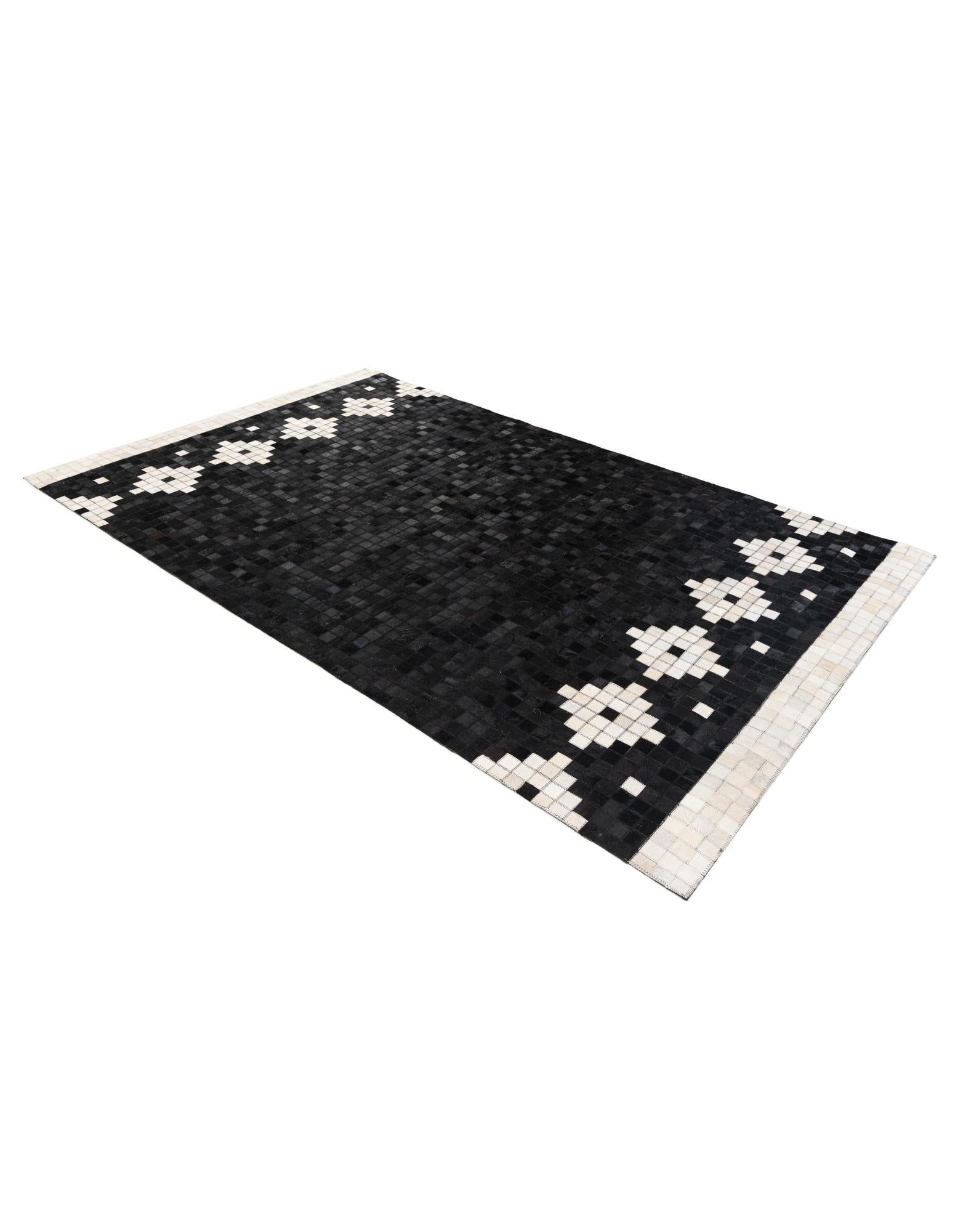 5' 1 x 7' 11 Cowhide Stocks Rug
