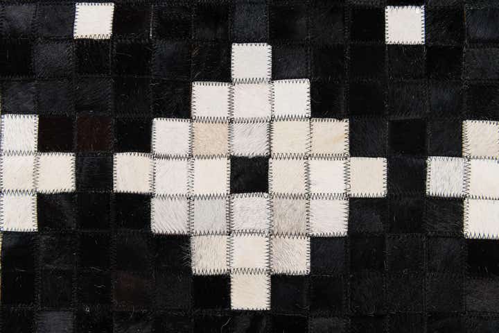 5' 1 x 7' 11 Cowhide Stocks Rug