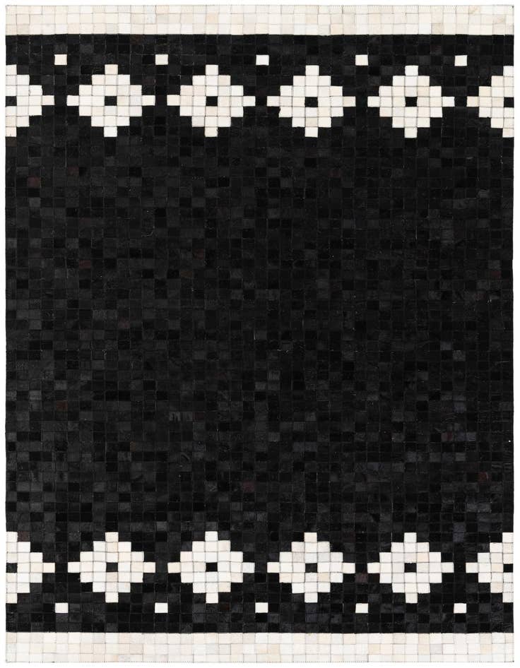 Detail image of 5' 1 x 7' 11 Cowhide Stocks Rug