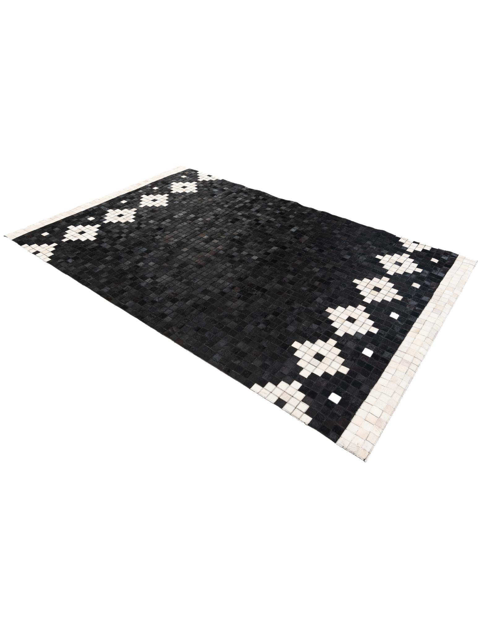 5' 2 x 8' 1 Cowhide Stocks Rug