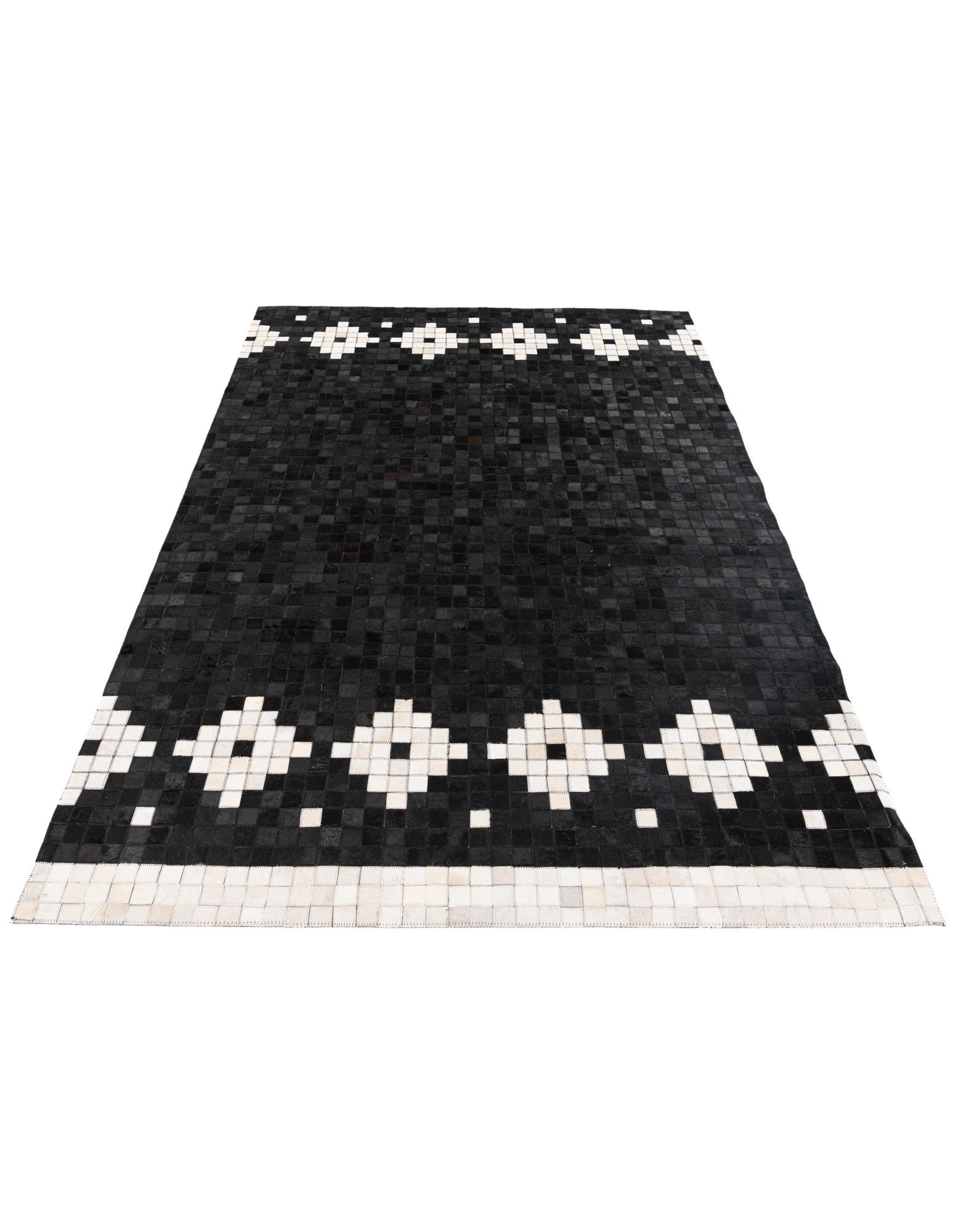 5' 2 x 8' 1 Cowhide Stocks Rug