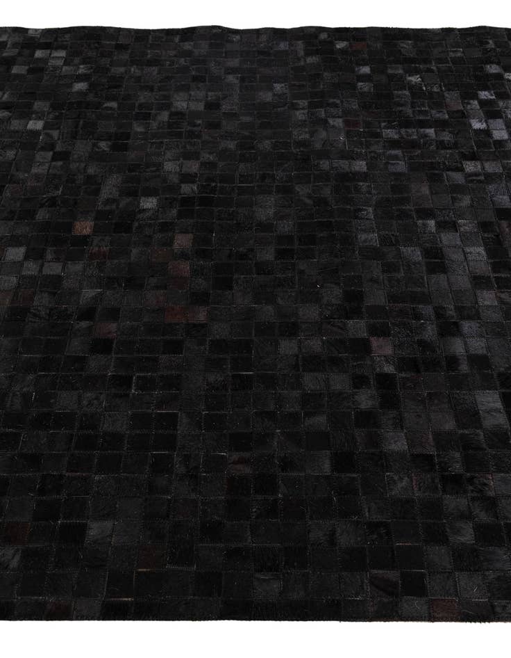 Detail image of 5' 2 x 8' 1 Cowhide Stocks Rug