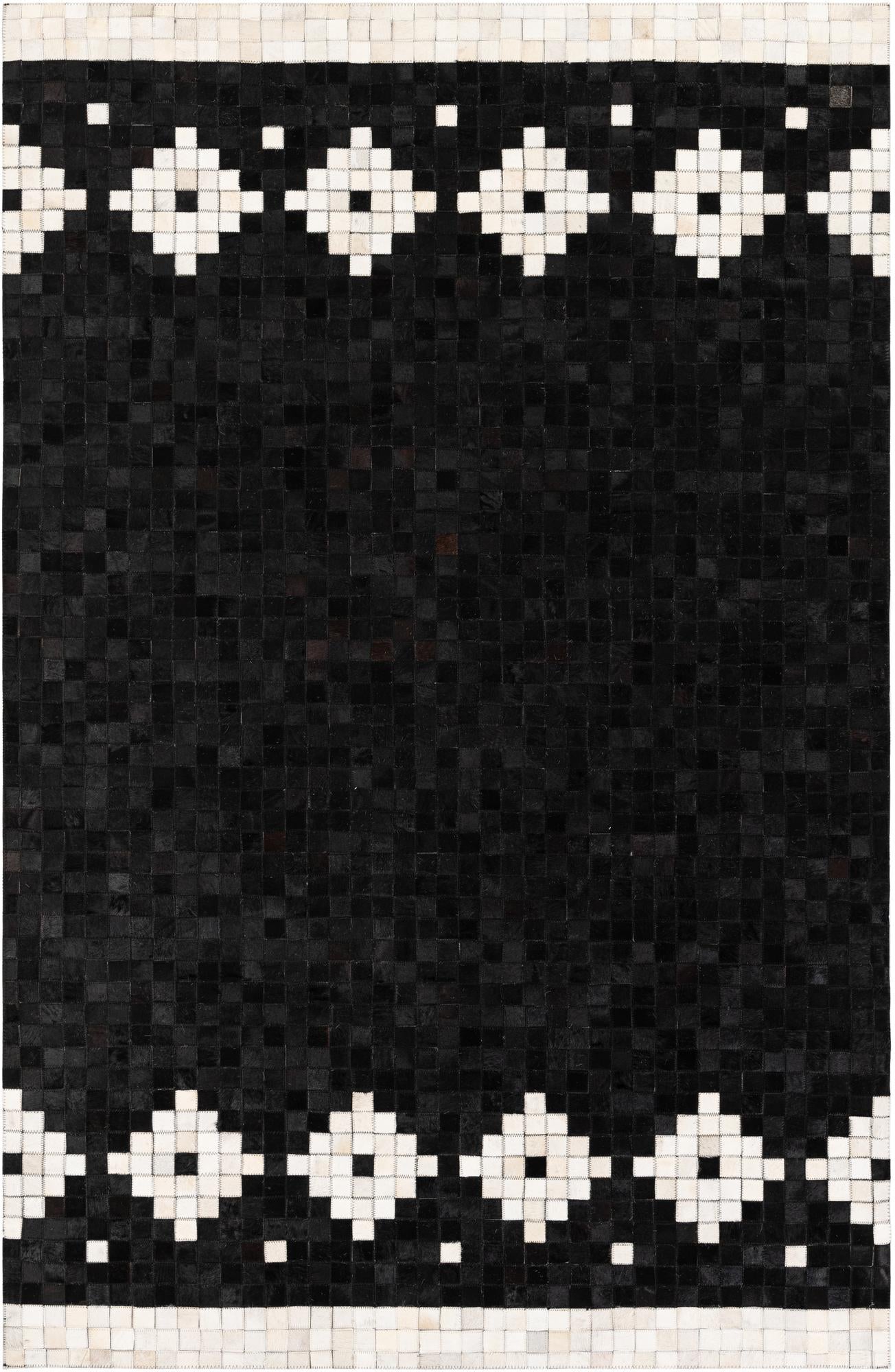 5' 2 x 8' 1 Cowhide Stocks Rug