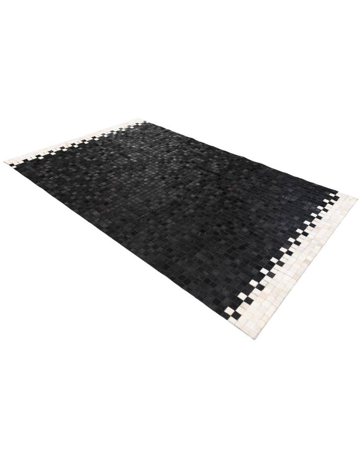 Detail image of 5' 3 x 8' 1 Cowhide Stocks Rug