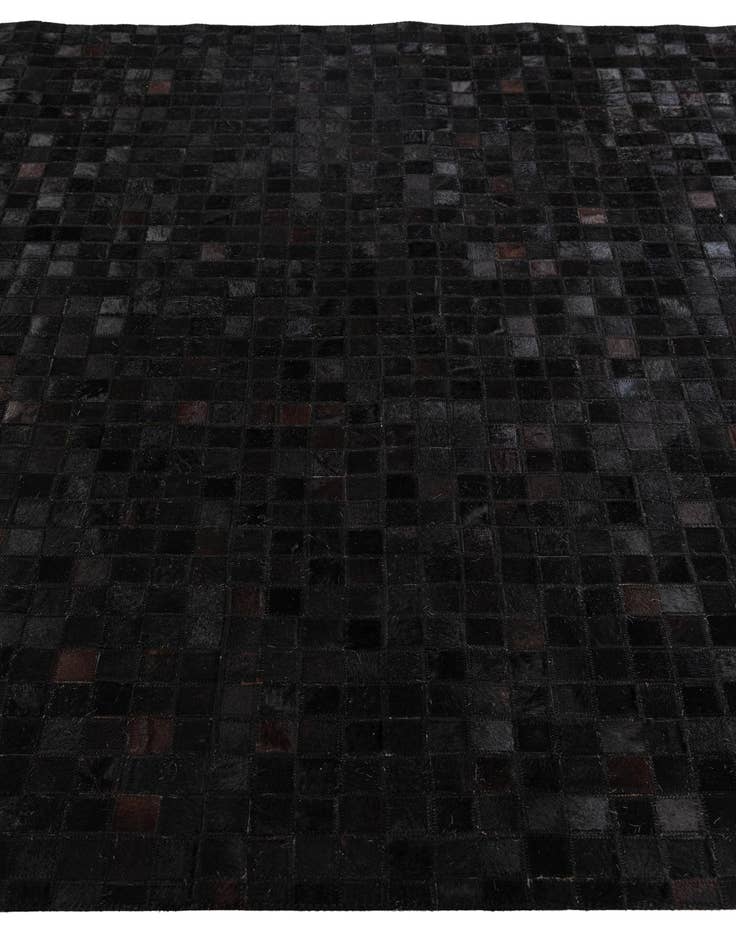 Detail image of 5' 3 x 8' 1 Cowhide Stocks Rug