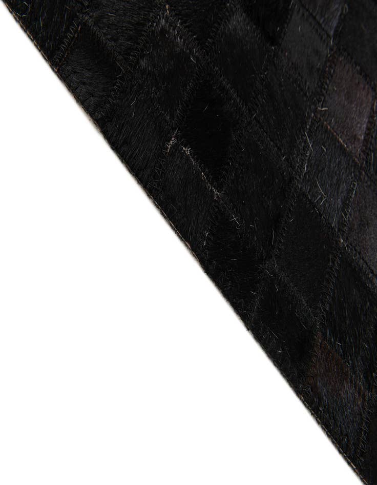 Detail image of 5' 3 x 8' 1 Cowhide Stocks Rug