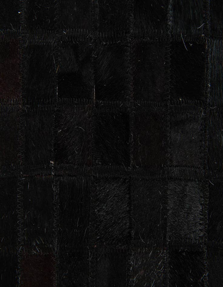 Detail image of 5' 3 x 8' 1 Cowhide Stocks Rug