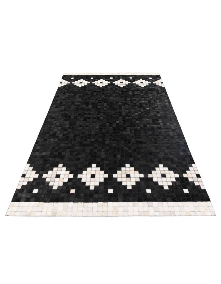 Detail image of 5' 1 x 8' Cowhide Stocks Rug