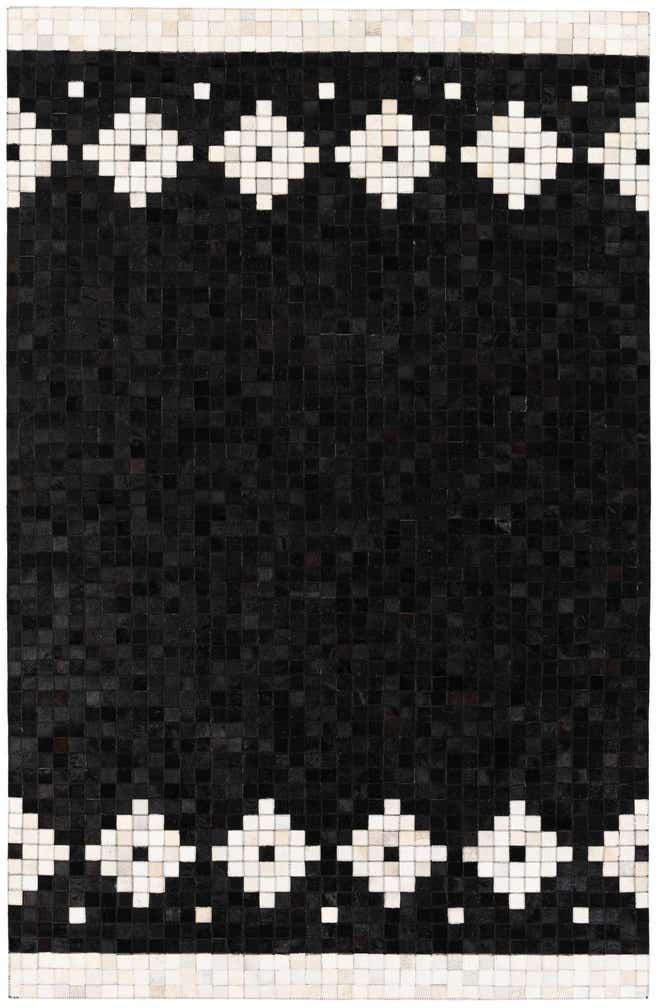 5' 1 x 8' Cowhide Stocks Rug