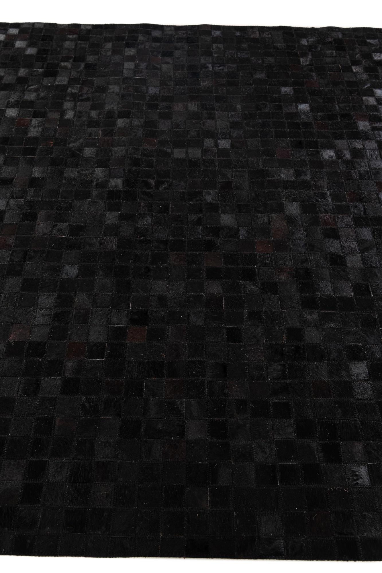 5' 2 x 8' Cowhide Stocks Rug