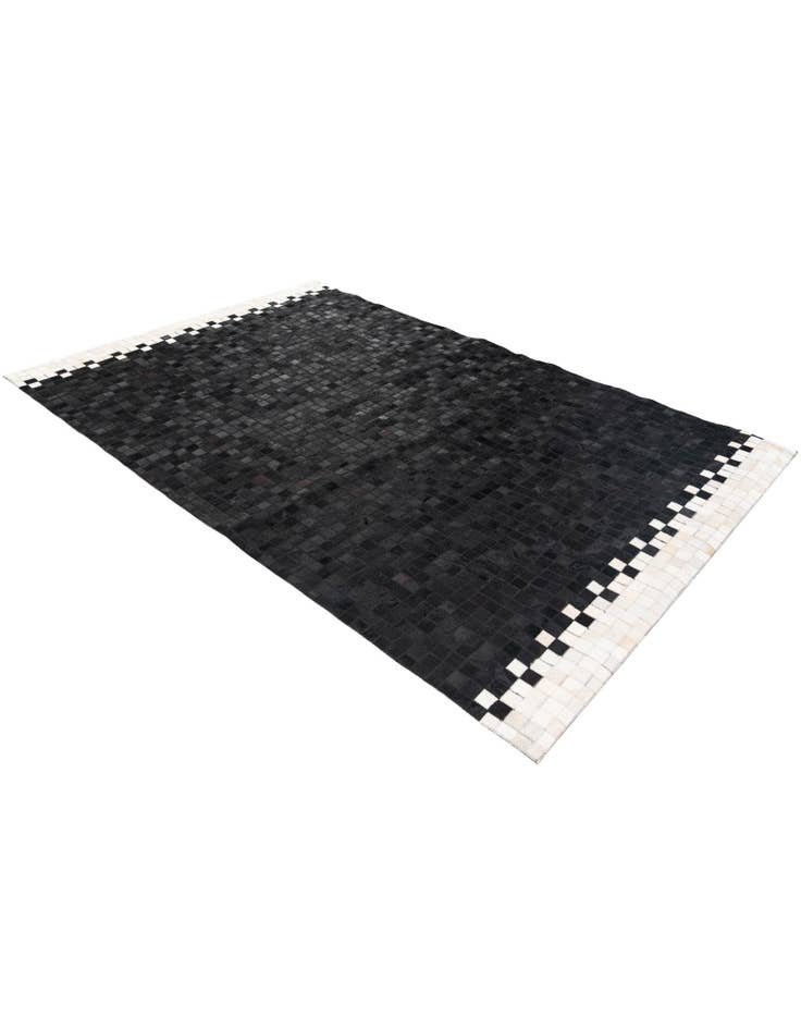 Detail image of 5' 2 x 8' Cowhide Stocks Rug
