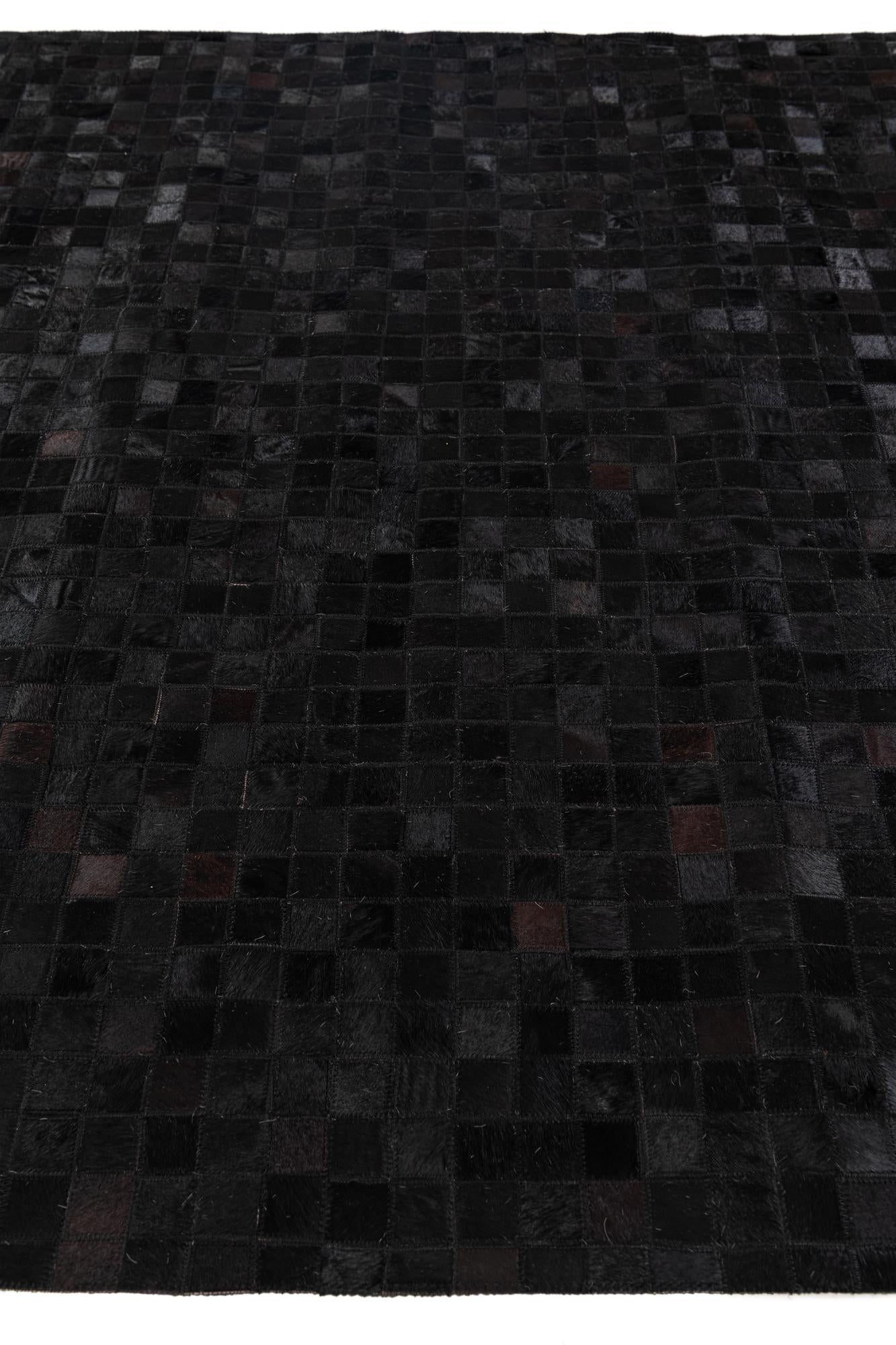 5' 2 x 8' Cowhide Stocks Rug