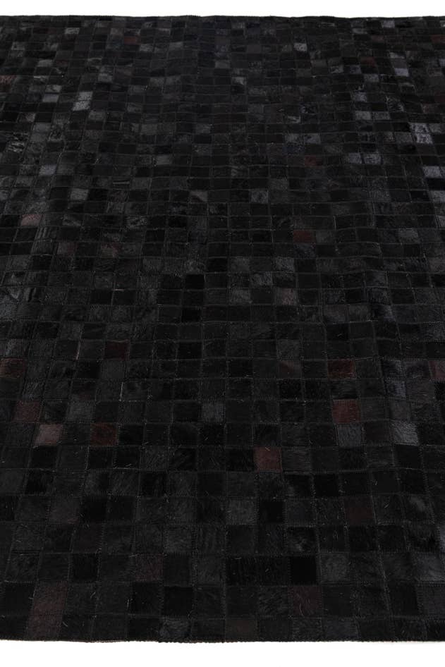 Detail image of 5' 2 x 8' Cowhide Stocks Rug